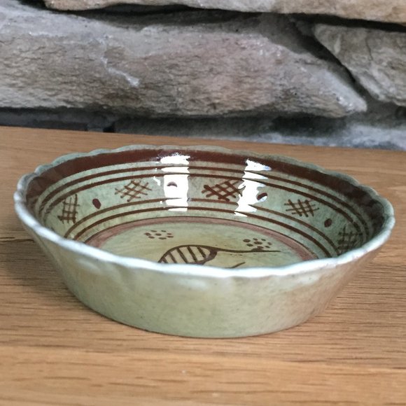 Vintage Keramikos Trinket Dish Bird Greece - Picture 4 of 8